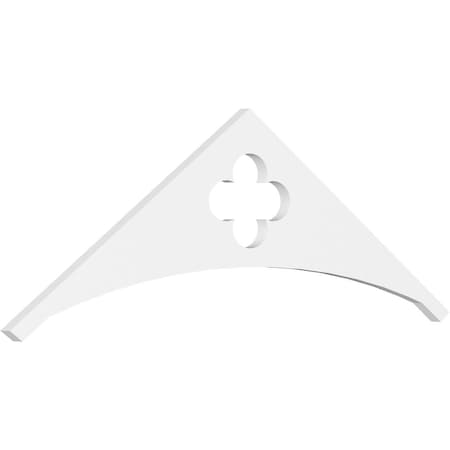 Ekena Millwork Pitch Turner Architectural Grade PVC Gable Pediment, 72"W x 12"H x 1"P (4/12) GPP072X012X100TUR